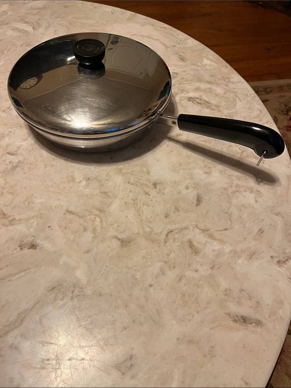 Revere Ware Stainless Steel 9” Sauté Pan with Lid